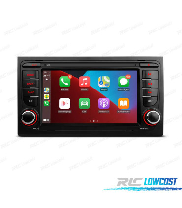 7" ANDROID 12 OCTACORE DDR4 2GB DI RAM 32GB DI ROM SSD RADIO GPS CARPLAY ANDROID AUTO DSP INTEGRATI 4x45W PER AUDI SEAT