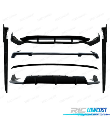 KIT CARROZZERIA BMW X5 G05 18- LOOK BLACK KNIGHT NERO LUCIDO