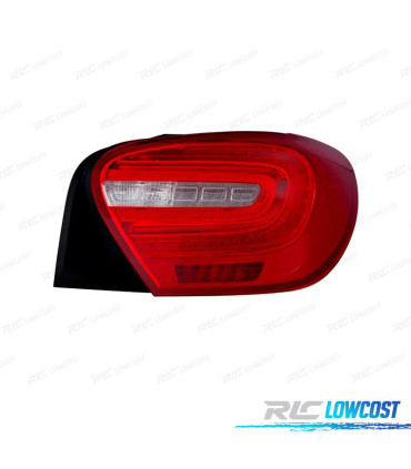 FANALE DESTRO PER MERCEDES CLASSE A W176 12-15 LED BIANCO ROSSO
