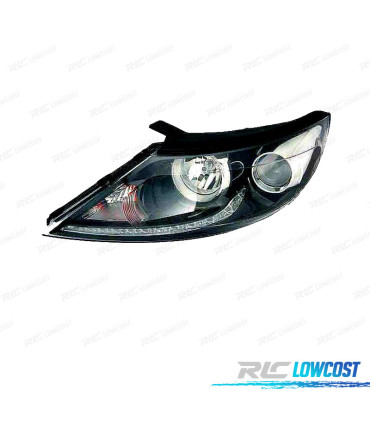 FANALE SINISTRO PER KIA SPORTAGE SL 10-13 FONDO NERO LED
