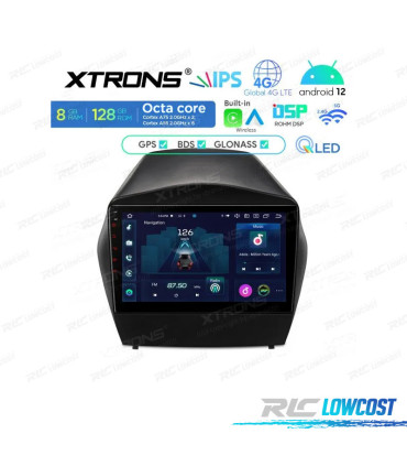 9'' QLED FULL HD OCTACORE DDR4 8GB RAM 128GB ROM SSD GPS ANDROID CARPLAY DSP USB