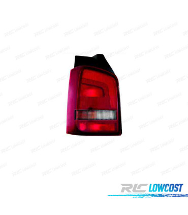 FANALE SINISTRO VOLKSWAGEN VW TRANSPORTER T5 1P 10-15 FUMÈ ROSSO
