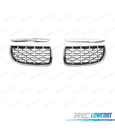 GRIGLIE BMW E90 E91 05-08 CROMATE DIAMANTE