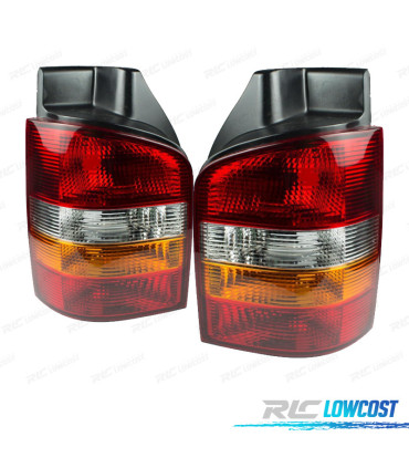 FANALI PER VOLKSWAGEN VW TRANSPORTER T5 MULTIVAN CARAVELLE 1P 03-09 FUMÉ