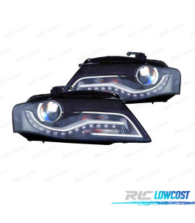 FARI XENON PER AUDI A4 08-11 FONDO NERO