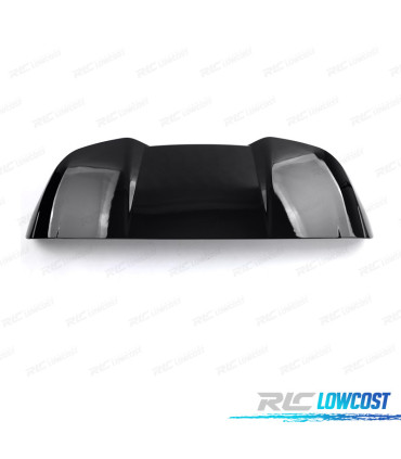 SPOILER ALETTONE TETTO PER BMW X5 F15 12-18 LOOK M PERFORMANCE NERO LUCIDO