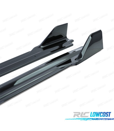 PROFILI LATERALI BMW X5 F15 12-18 LOOK M PERFORMANCE NERO LUCIDO