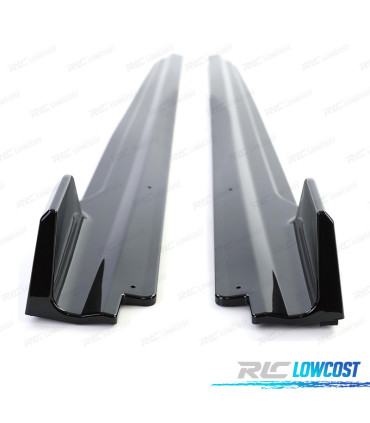 PROFILI LATERALI BMW X5 F15 12-18 LOOK M PERFORMANCE NERO LUCIDO