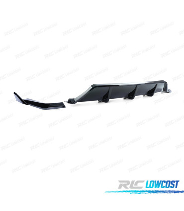 DIFFUSORE BMW X5 F15 12-18 LOOK M PERFORMANCE NERO LUCIDO