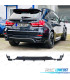 DIFFUSORE BMW X5 F15 12-18 LOOK M PERFORMANCE NERO LUCIDO