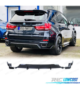 DIFFUSORE BMW X5 F15 12-18 LOOK M PERFORMANCE NERO LUCIDO