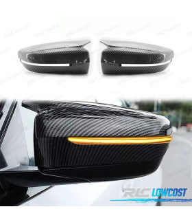 GUSCI SPECCHIETTI BMW G30 G31 G11 G12 15- LOOK M CARBONIO