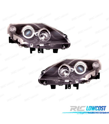 FARI RENAULT LAGUNA III 07-11 COLORE NERO OPACO