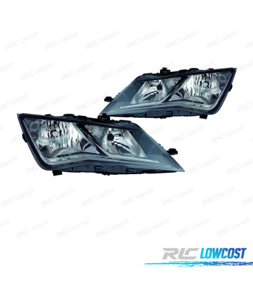 FARI PER SEAT LEON 12-16 FONDO NERO