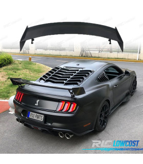 SPOILER ALARE FORD MUSTANG 15-21 LOOK GT500 IN ABS NERO