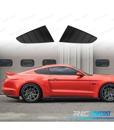 COPRI VETRI LATERALI FORD MUSTANG 15-22 LOOK GT500 NERO