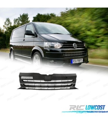 PARRILLA VOLKSWAGEN VW T5 CARAVELLE MULTIVAN 10-15 NEGRO BRILLO