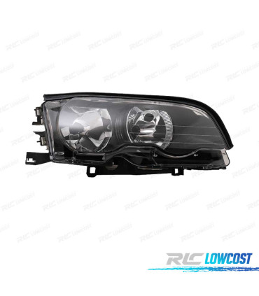 FARO DESTRO BMW SERIE 3 E46 COUPÉ FONDO NERO 01-03