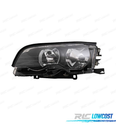 FANALE SINISTRO PER BMW SERIE 3 E46 COUPÉ FONDO NERO 01-03