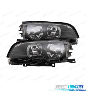 FARI BMW E46 COUPÉ FONDO NERO 01-03