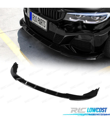 SPOILER LABBRO ANTERIORE BMW SERIE 3 G20 19- LOOK M PERFORMANCE II NERO LUCIDO