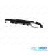 DIFFUSORE PER MERCEDES CLASSE C W205 4P 18-21 LOOK AMG NERO LUCIDO