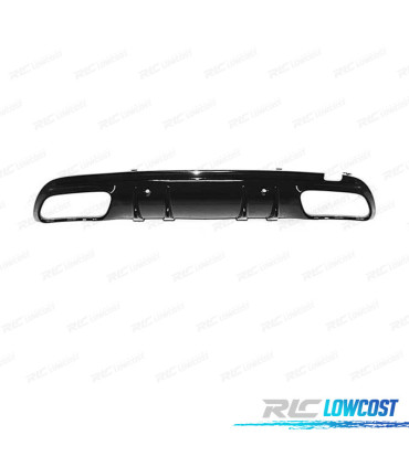 DIFFUSORE PER MERCEDES CLASSE C W205 4P 18-21 LOOK AMG NERO LUCIDO