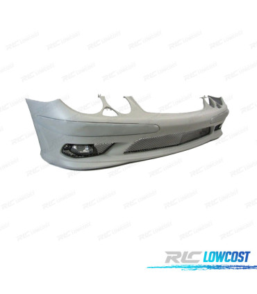 PARAURTI ANTERIORE MERCEDES W211 02-06 LOOK AMG + FENDINEBBIA