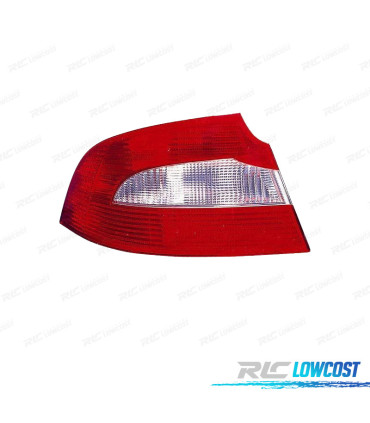 FANALE SINISTRO PER SKODA SUPERB 08-13 BIANCO ROSSO