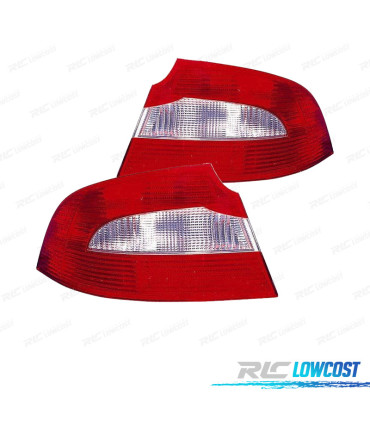 FANALI PER SKODA SUPERB 08-13 BIANCO ROSSO