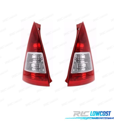 FANALI PER CITROEN C3 02-10 ROSSO BIANCO