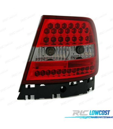 FANALI PER AUDI A4 B5 94-00 LED ROSSO CROMATO