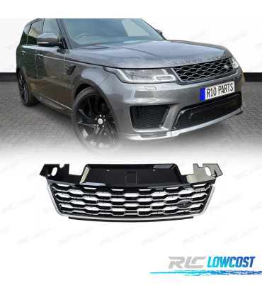 GRIGLIA PER RANGE ROVER SPORT 17-22 NERO LUCIDO ARGENTO