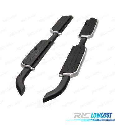 PEDANE LATERALI SOTTOPORTA LAND ROVER DEFENDER 110 130 20- GRIGIO
