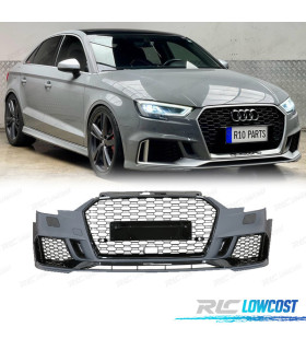 PARAURTI ANTERIORE AUDI A3 SPORTBACK 16- LOOK RS3 GRIGLIA