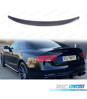 SPOILER ALETTA PER AUDI A5 COUPE 07-16 IN CARBONIO