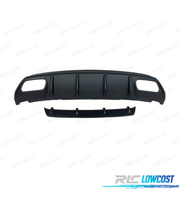 DIFFUSORE MERCEDES CLASSE A W176 AMG 12-18 LOOK A45 NERO OPACO