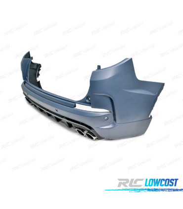 PARAURTI POSTERIORE PER LAND ROVER DISCOVERY SPORT 16- LOOK DINAMICO TERMINALI DI SCARICO