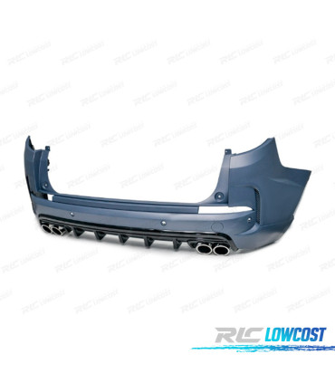 PARAURTI POSTERIORE PER LAND ROVER DISCOVERY SPORT 16- LOOK DINAMICO TERMINALI DI SCARICO