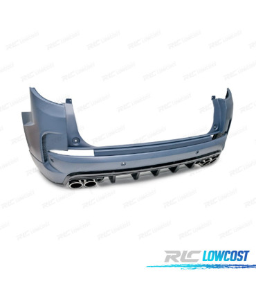 PARAURTI POSTERIORE PER LAND ROVER DISCOVERY SPORT 16- LOOK DINAMICO TERMINALI DI SCARICO