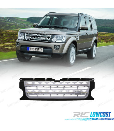 GRIGLIA LAND ROVER DISCOVERY III 05-09 LOOK DISCOVERY 4 NERO LUCIDO ARGENTO