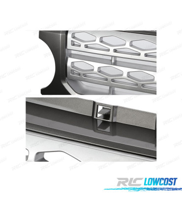 GRIGLIA LAND ROVER DISCOVERY III 05-09 NERO ARGENTO