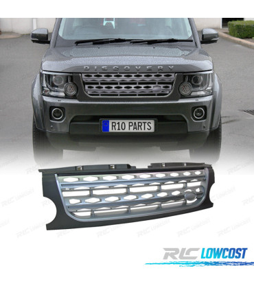 GRIGLIA LAND ROVER DISCOVERY III 05-09 LOOK DISCOVERY 4 GRIGIO OPACO ARGENTO