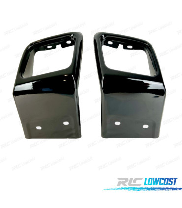 TERMINALI SCARICO RANGE ROVER EVOQUE 10-18 LOOK DINAMICO NERO LUCIDO