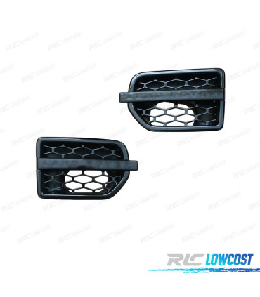 PRESE D'ARIA LATERALI LAND ROVER DISCOVERY IV 09-16 NERO LUCIDO