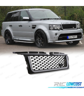 GRIGLIA RANGE ROVER SPORT 05-09 LOOK AUTOBIOGRAPHY NERO LUCIDO ARGENTO