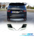 MODANATURE DI SCARICO PARAURTI POSTERIORE LAND ROVER DISCOVERY V 17- LOOK DINAMICO HSE ARGENTO OPACO NERO