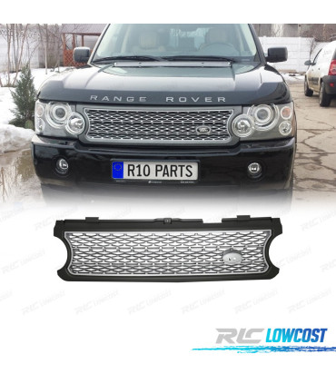 GRIGLIA RANGE ROVER VOGUE 06-09 LOOK SVA AUTOBIOGRAPHY EFFETTO CROMATO GRIGIO