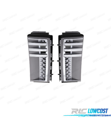 PRESE D'ARIA LATERALI PER RANGE ROVER VOGUE 05-12 GRIGIO OPACO CROMATO