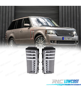 PRESE D'ARIA LATERALI PER RANGE ROVER VOGUE 05-12 GRIGIO OPACO CROMATO